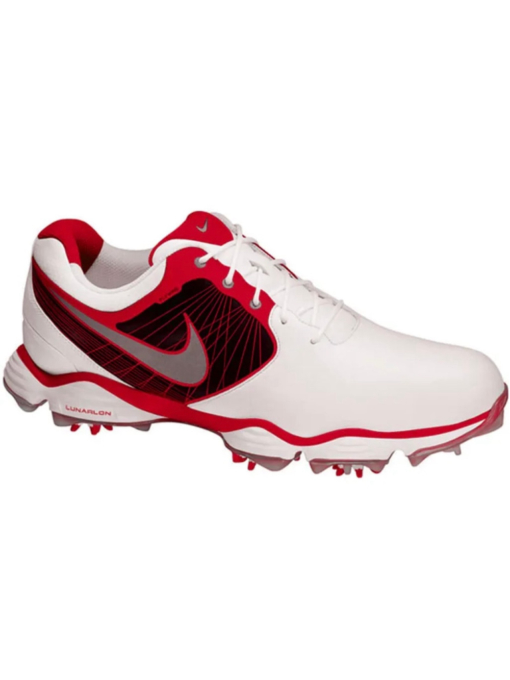 Nike Lunar Control II Red Black & White Men’s Golf Shoes SZ 9.5